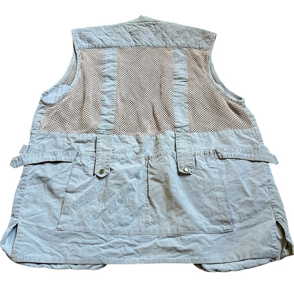 Domke Photogs Men’s VEST field utility jacket long Size Large Khaki Green - Picture 4 of 4